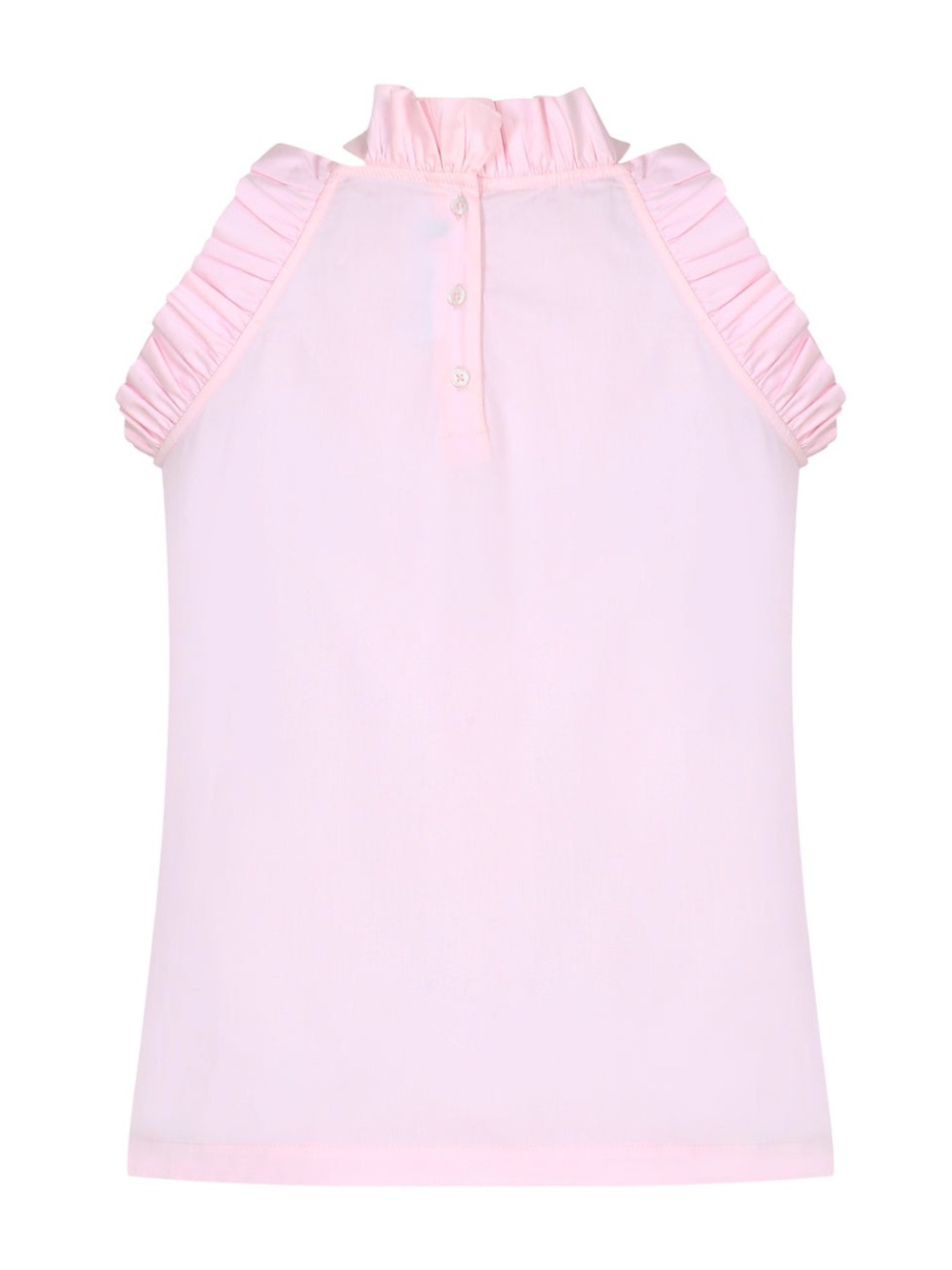 Pink-A-Boo Chaney Sleeveless Ruffle Top - Picture 3 of 12